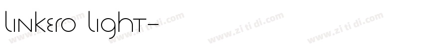Linkero Light字体转换 Linkero Light字体转换